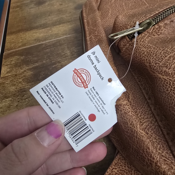 Just Be Tan Mini Backpack - Picture 3 of 9